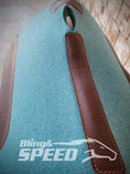 Load image into Gallery viewer, The Barrel Racer Felt Saddle Pad - Turquoise (7907536470254)

