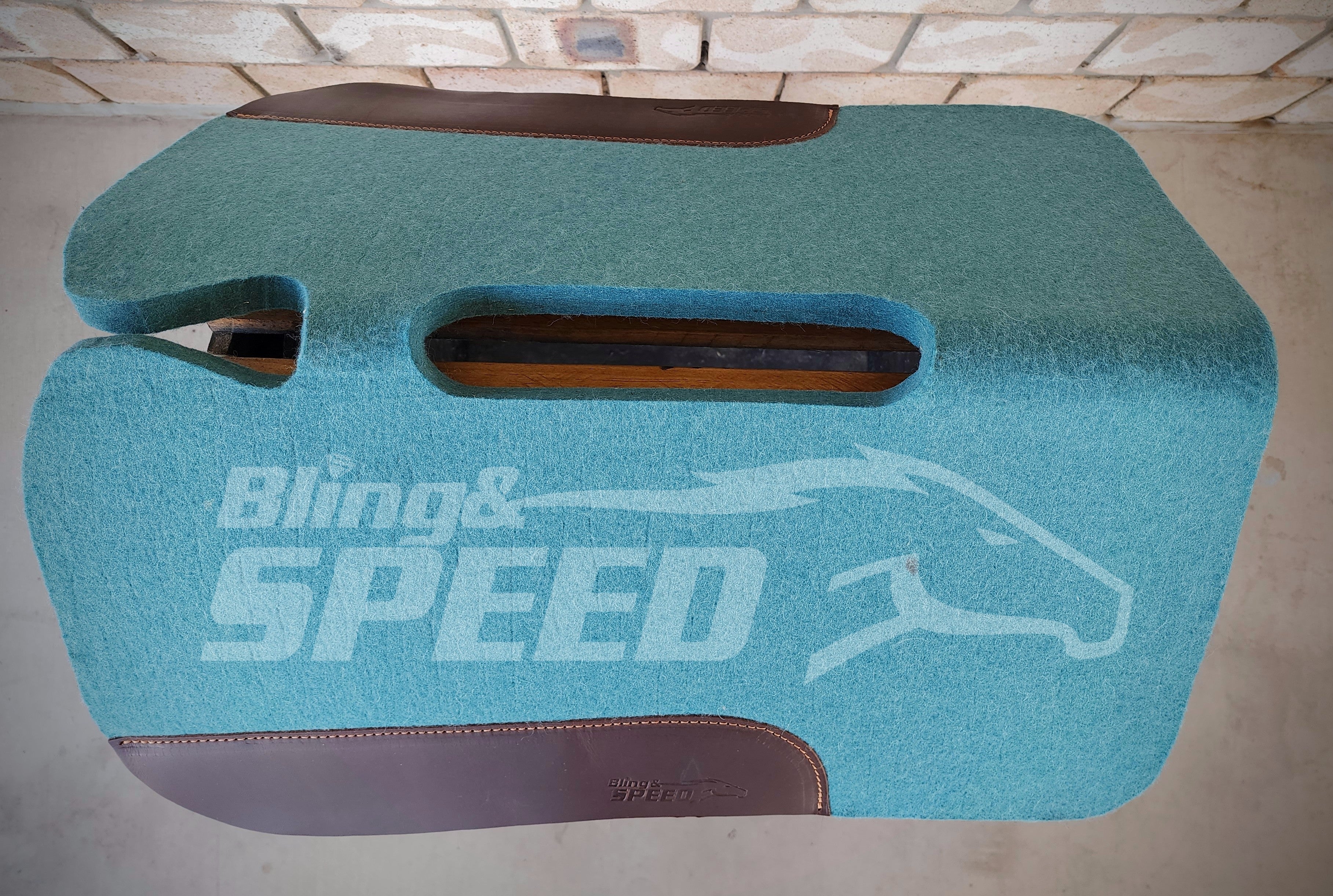 Wither and Spine Relief Felt Saddle Pad - Turquoise (7907541025006)