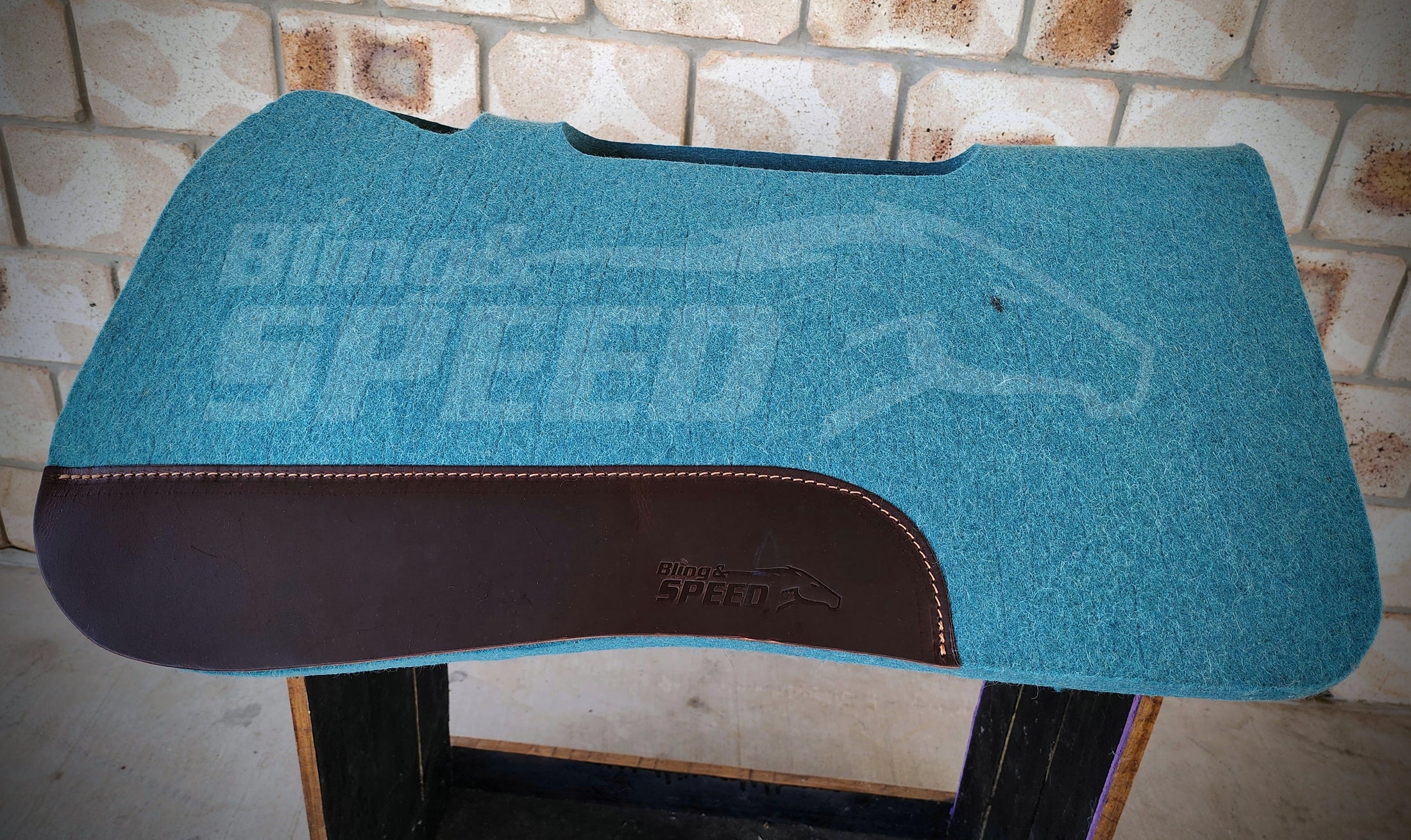 Wither and Spine Relief Felt Saddle Pad - Turquoise (7907541025006)