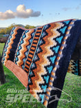 Load image into Gallery viewer, 35. " Sunflower Skys" Unicorn Saddle Pad (7932192129262)
