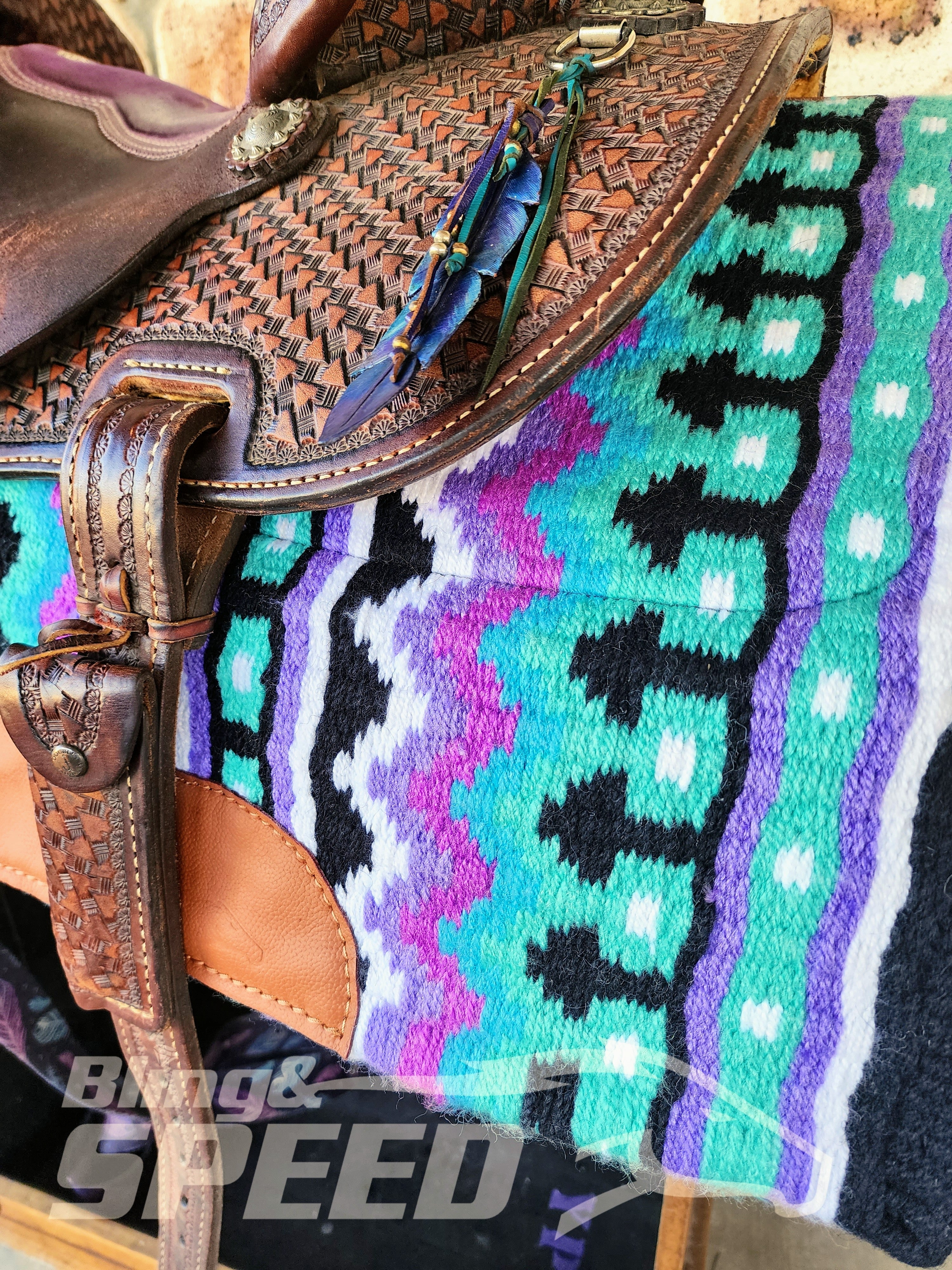 33. "The Indigo" Unicorn Saddle Pad (7932167094510)