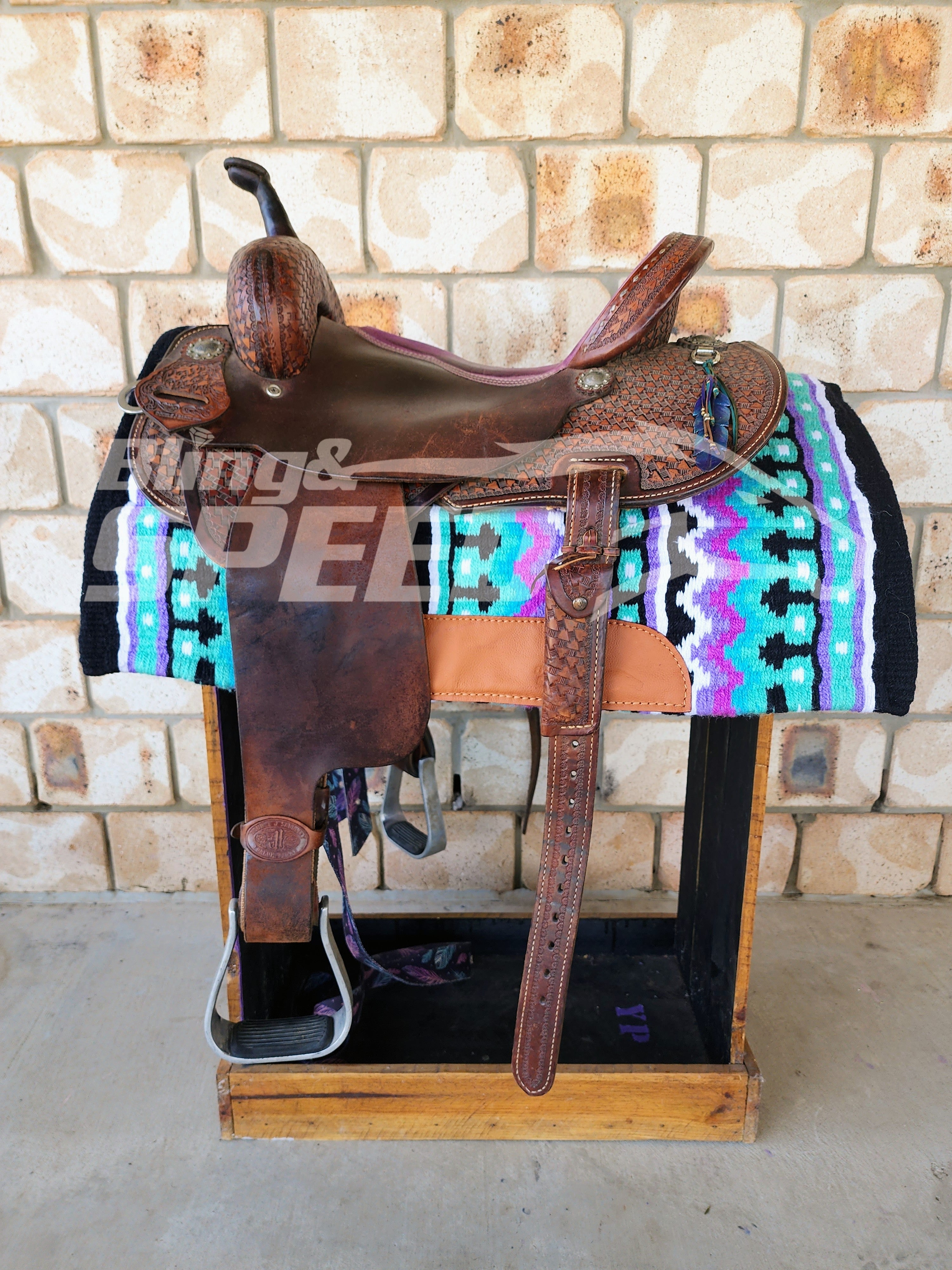 33. "The Indigo" Unicorn Saddle Pad (7932167094510)