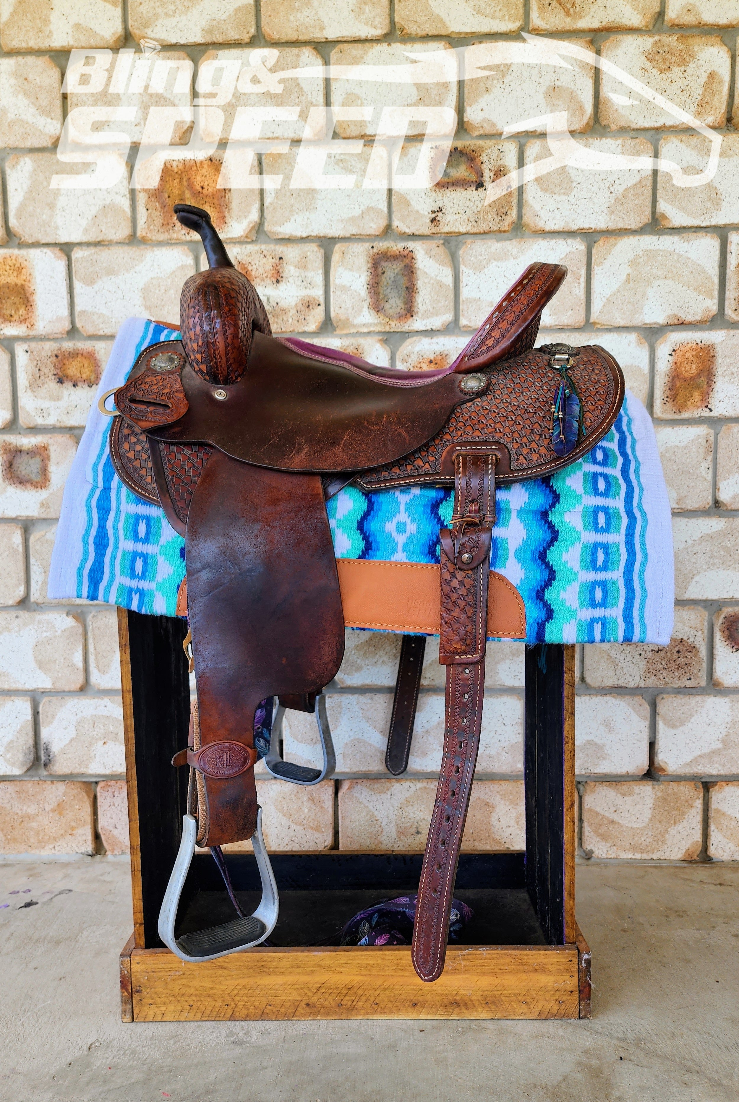37. "Ice Queen" Unicorn Saddle Pad (7939787489518)