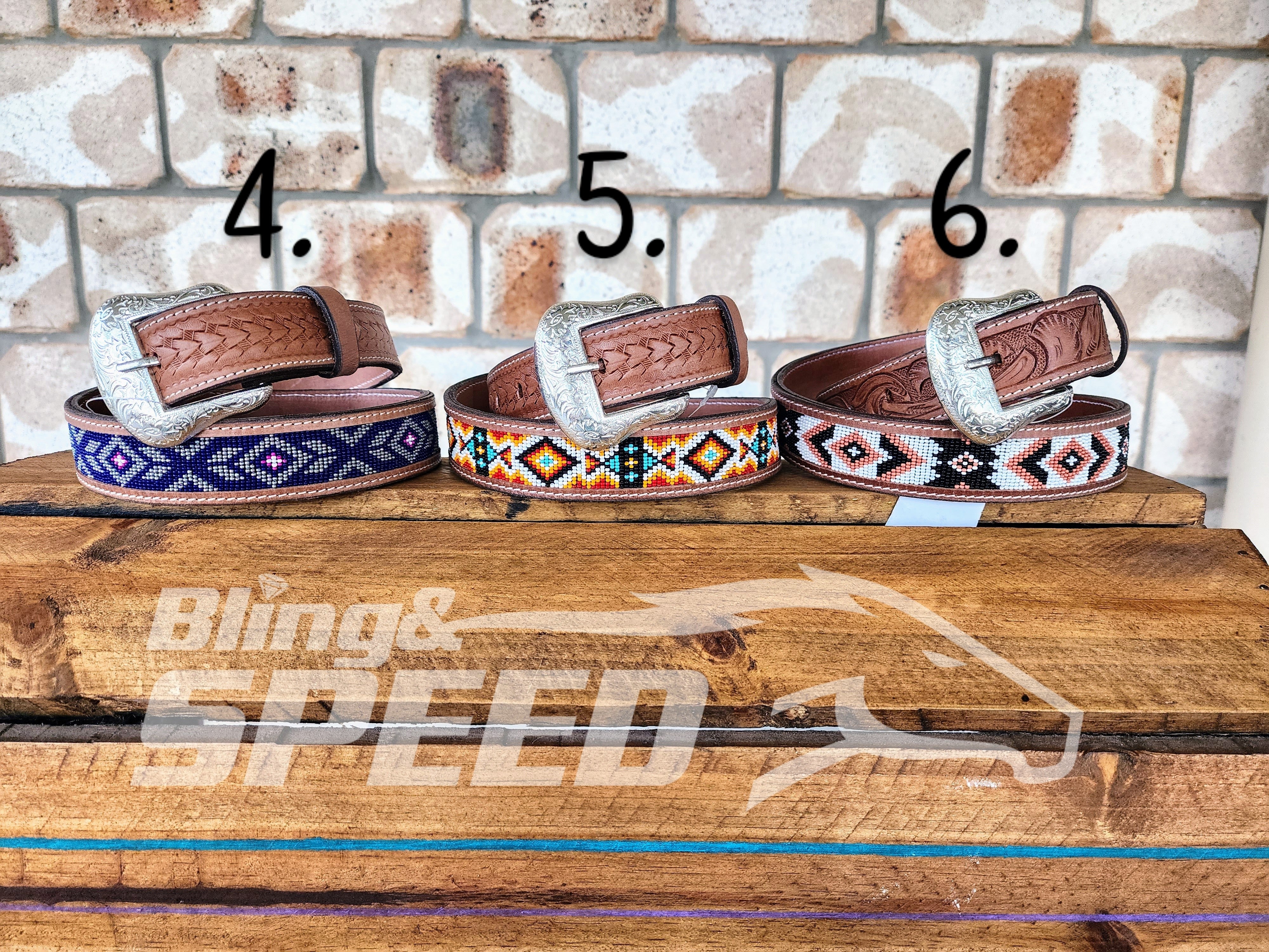 Beaded Tooled Belts (7956048904430)