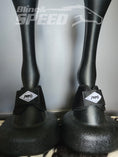 Load image into Gallery viewer, H55 Gold Standard Overreach Bell Boots - Black (7958100410606)

