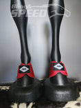 Load image into Gallery viewer, Gold Standard Overreach Bell Boots - Red (7958101426414)

