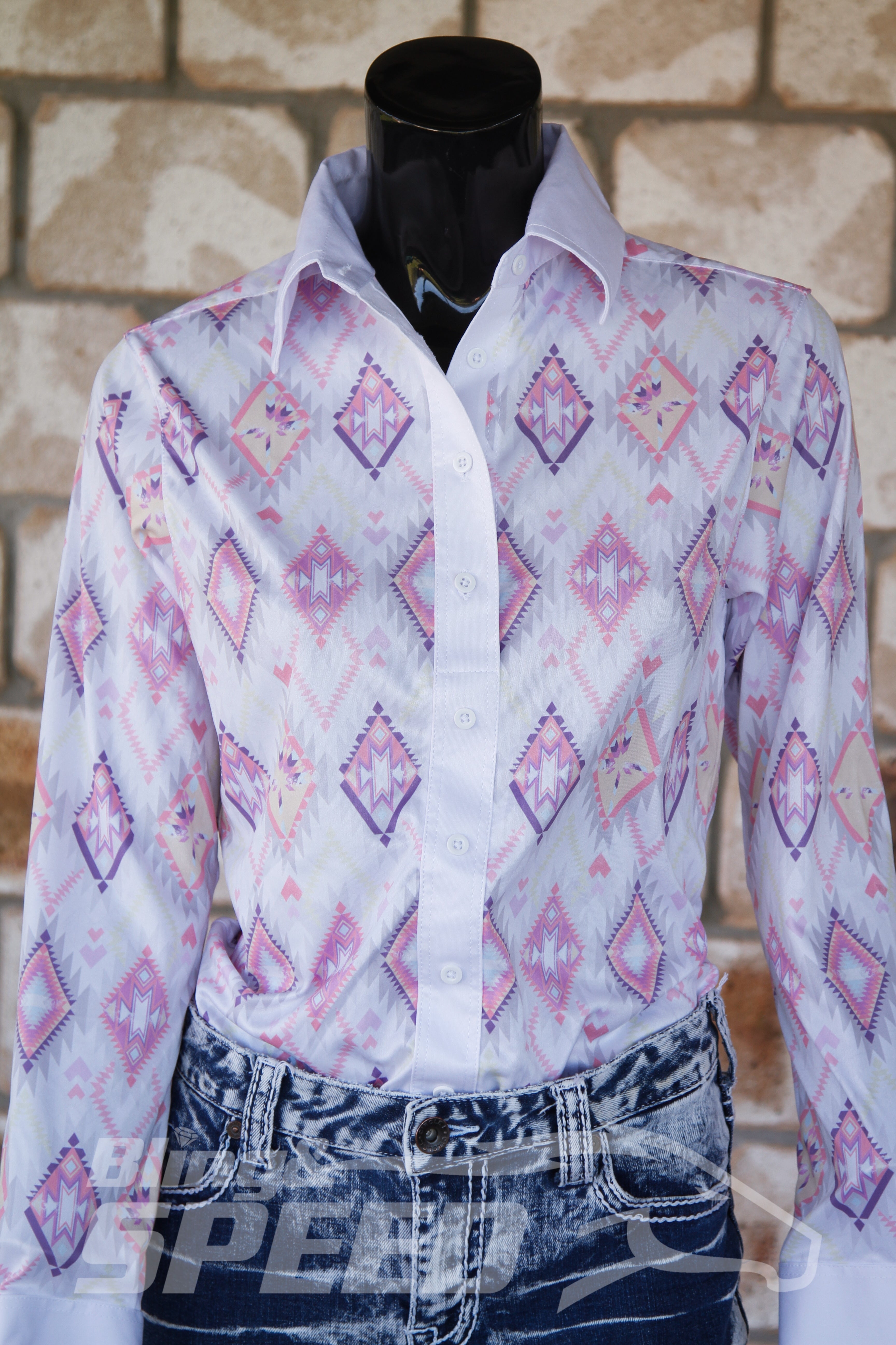 White Aztec Arena Shirt (7969843314926)