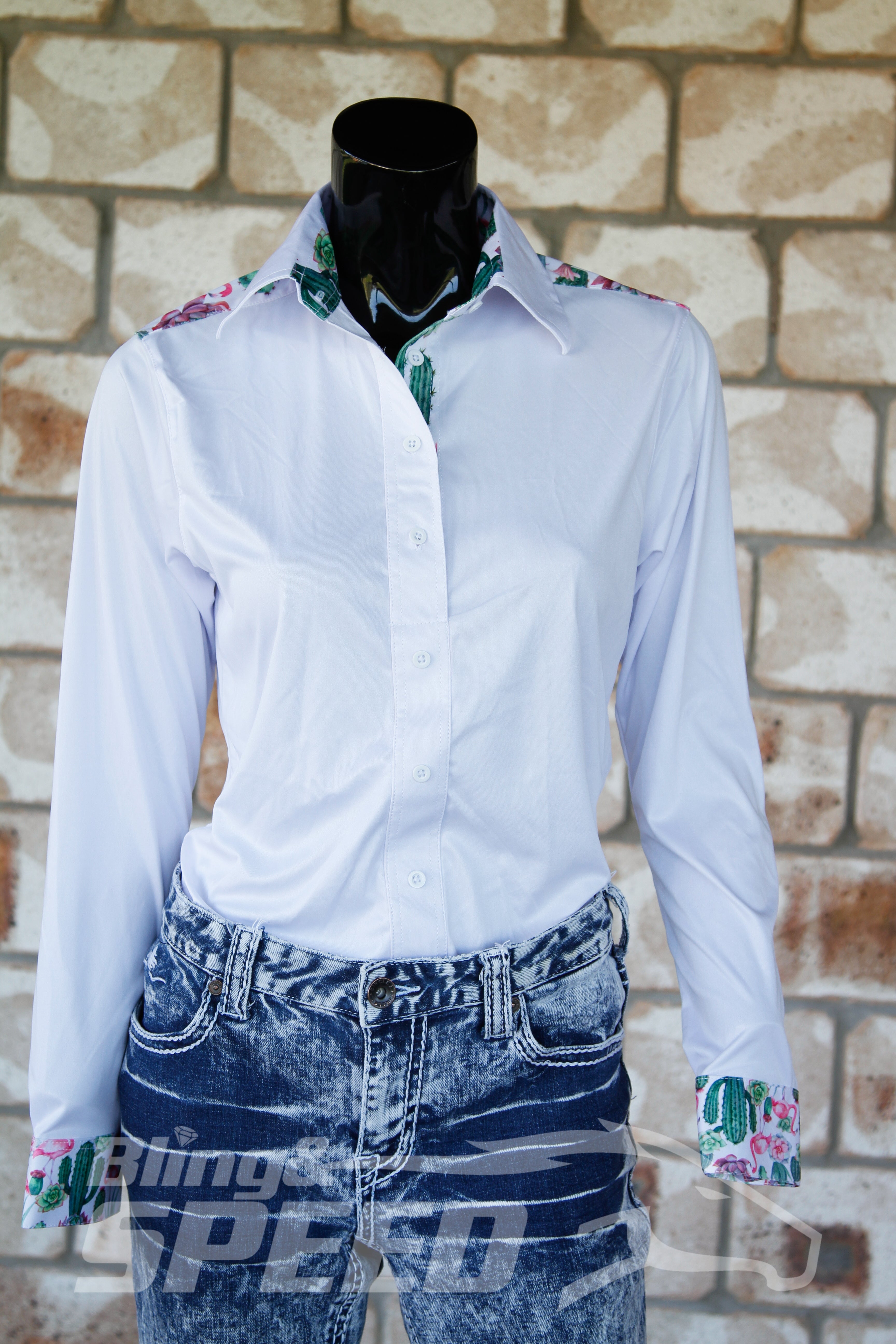 Cactus & Flamingo Arena Shirt (7969858781422)