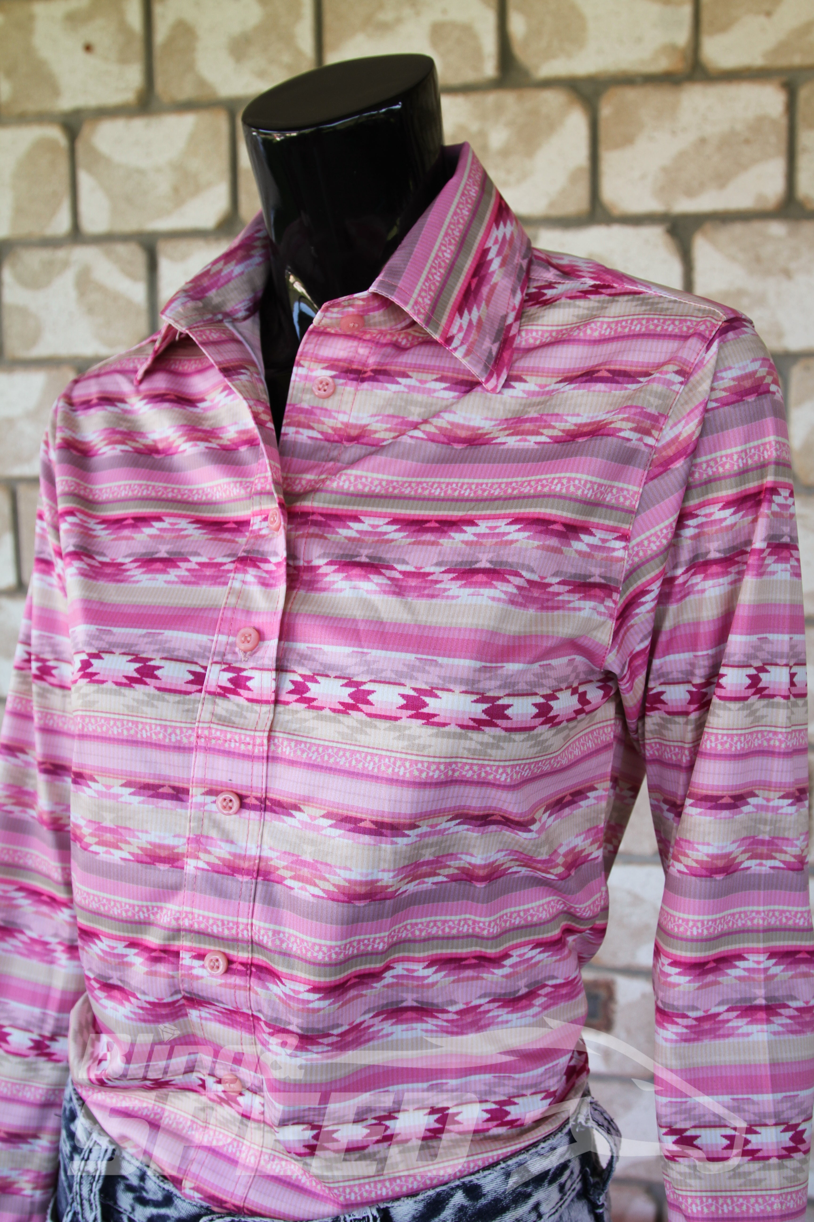 Pink Aztec Arena Shirt (7969865662702)