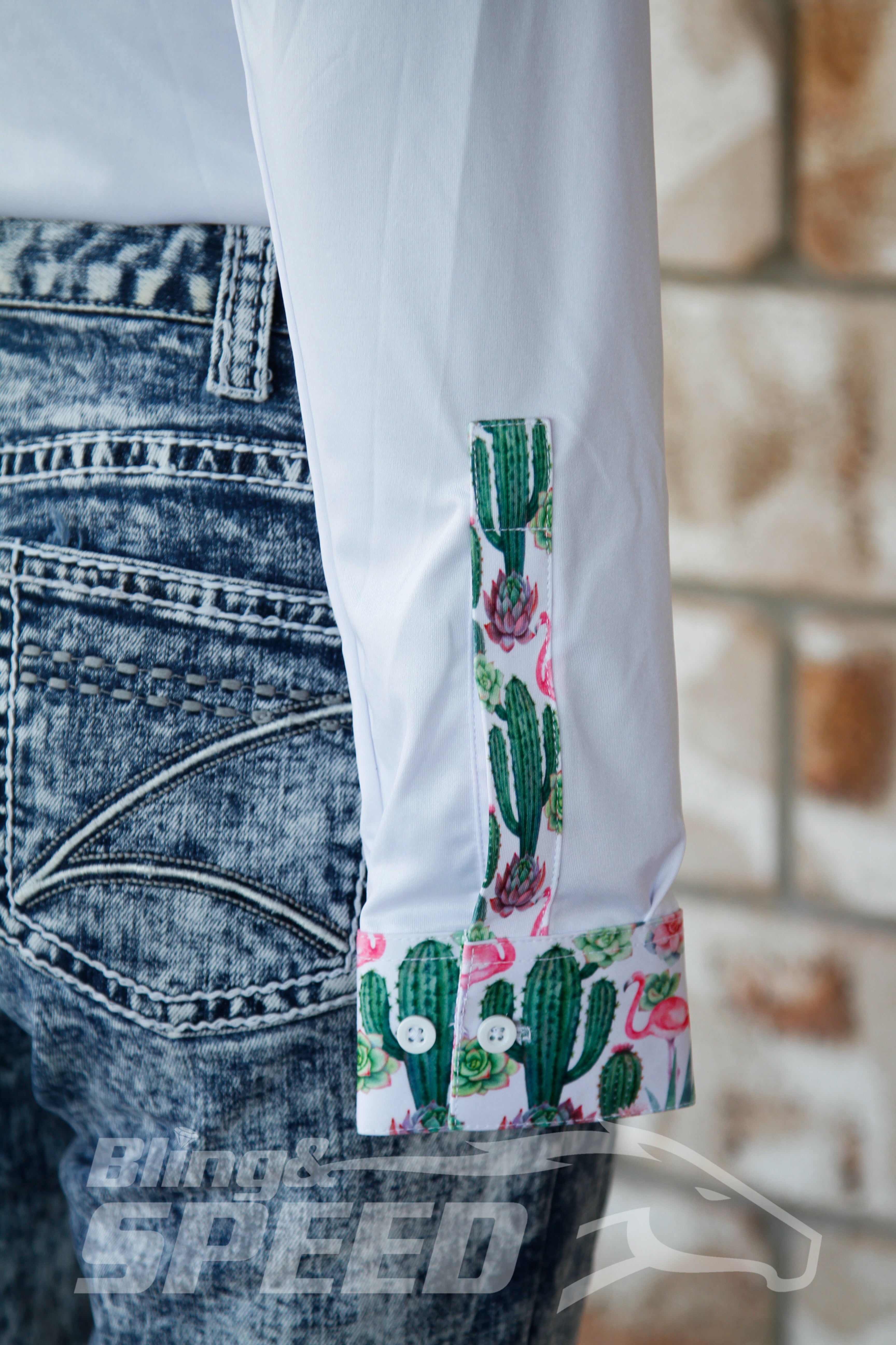 Cactus & Flamingo Arena Shirt (7969858781422)