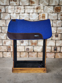 The Barrel Racer Felt Saddle Pad - Royal Blue (7976048230638)