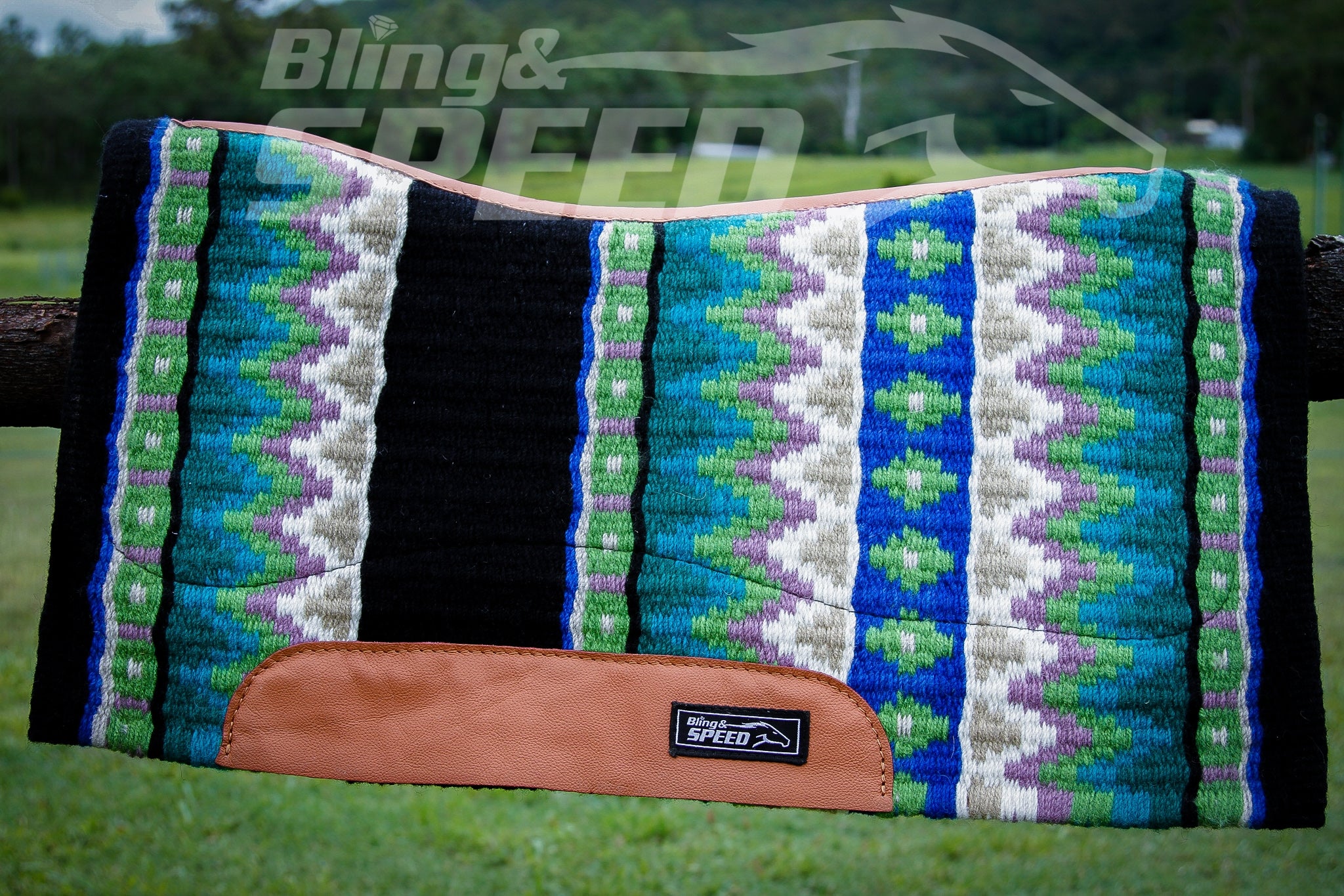 5. "The Emerald Unicorn" Saddle Pad (7873221230830)