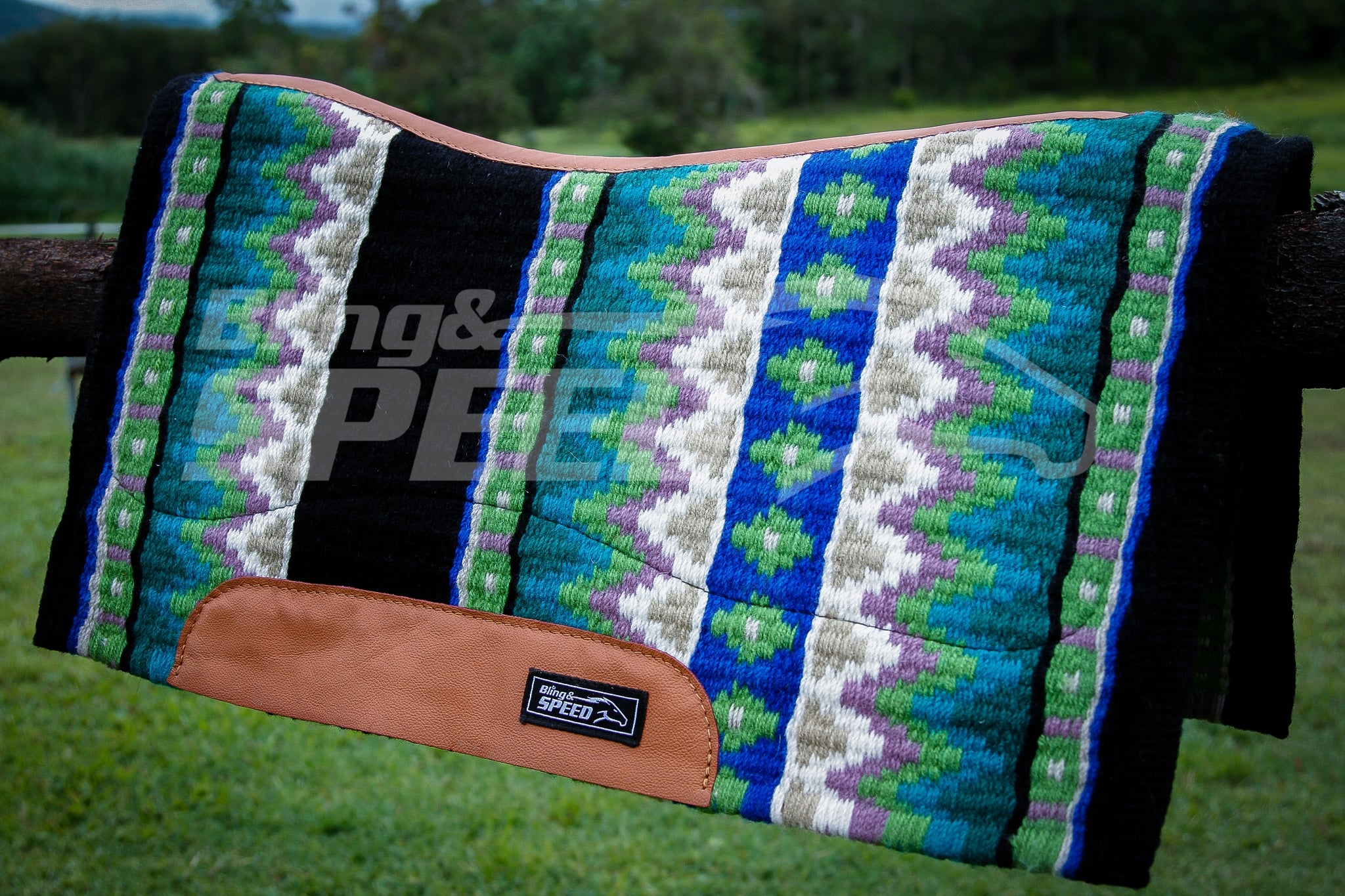 5. "The Emerald Unicorn" Saddle Pad (7873221230830)