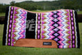 Load image into Gallery viewer, 48. "The Rose Unicorn" Saddle Pad (7994278904046)
