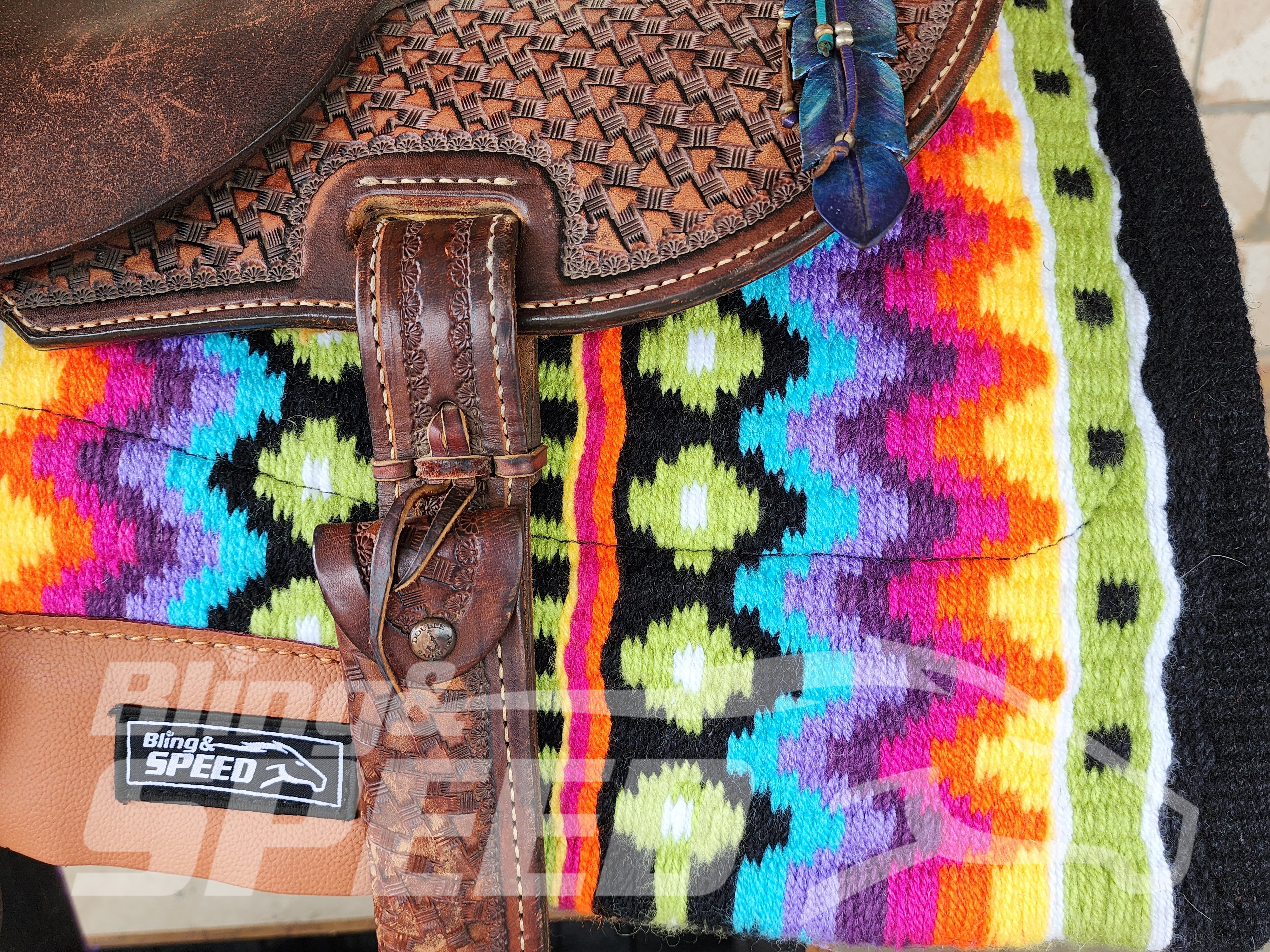 6. "The Garnet Unicorn" Saddle Pad (7873221066990)