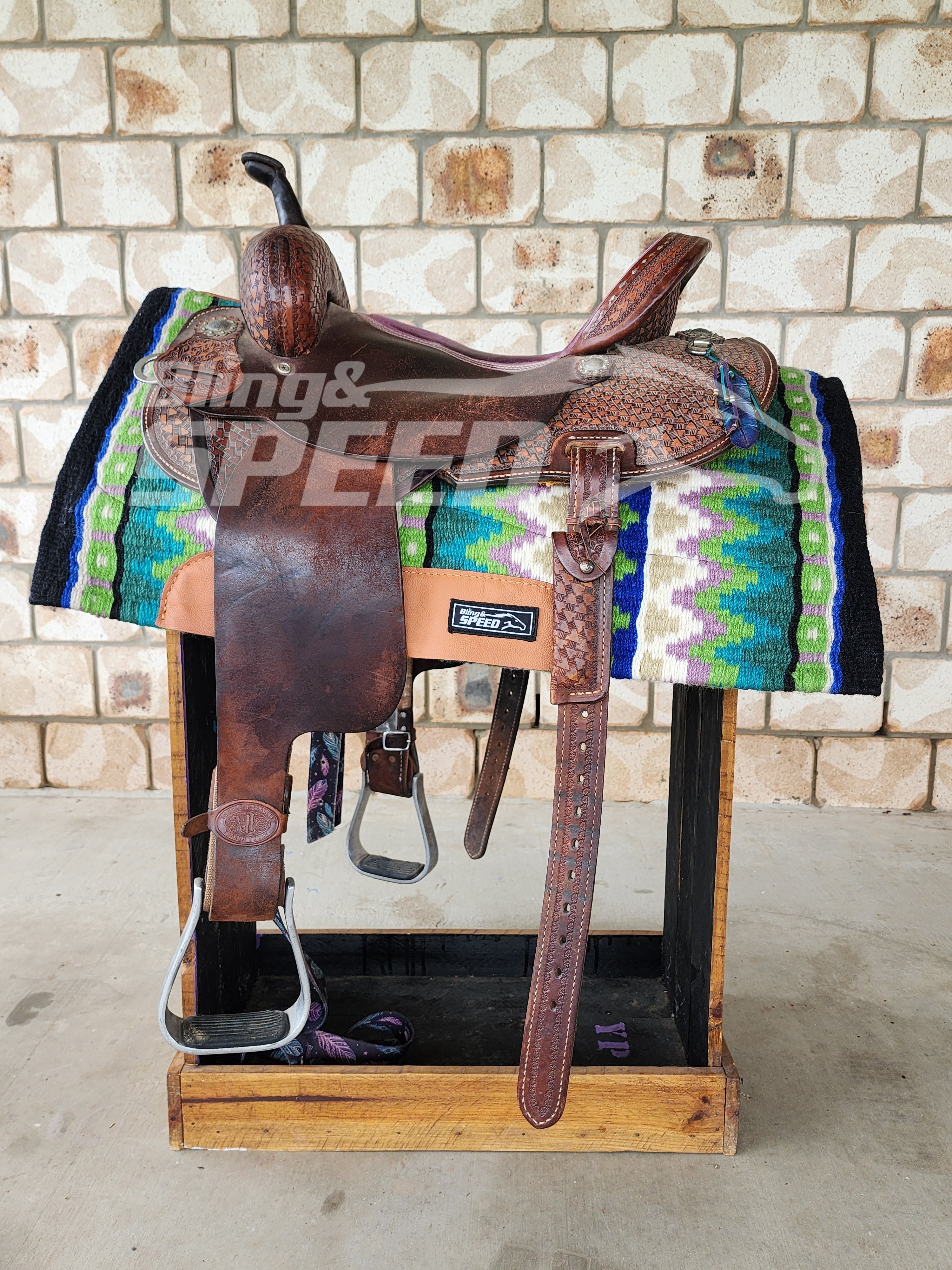 5. "The Emerald Unicorn" Saddle Pad (7873221230830)