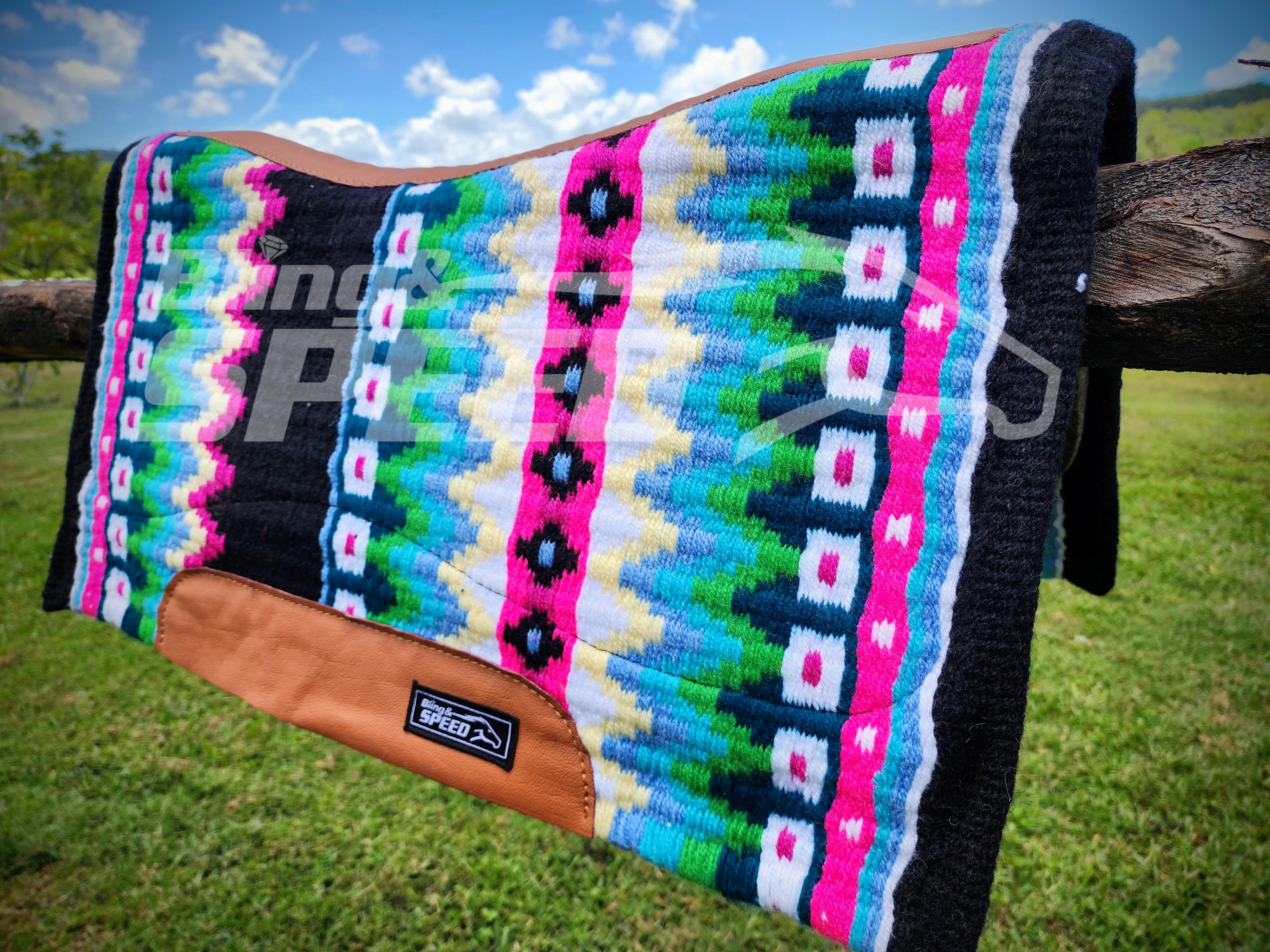 4. "The Citrine Unicorn" Saddle Pad (7873221099758)