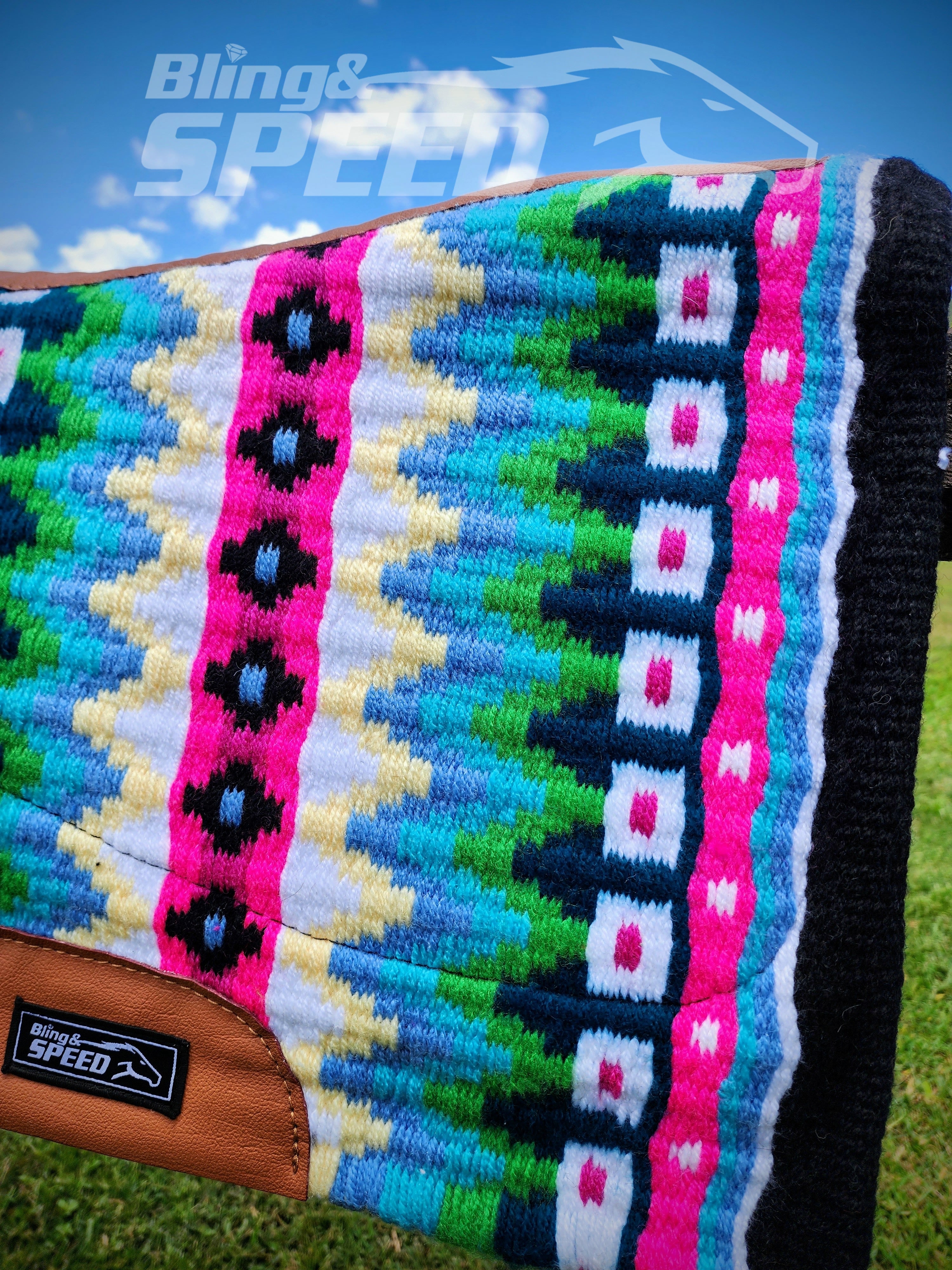 4. "The Citrine Unicorn" Saddle Pad (7873221099758)