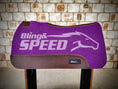 Load image into Gallery viewer, The Barrel Racer Felt Saddle Pad - Purple (8021444886766)
